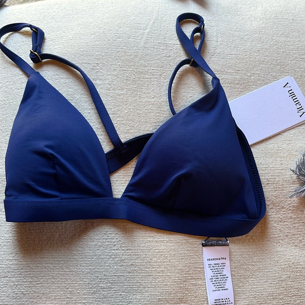 Vitamin A Bralette bikini top (new with tags)
